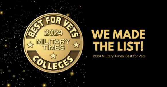 Best for Vets Colleges 2024 - We Made the List