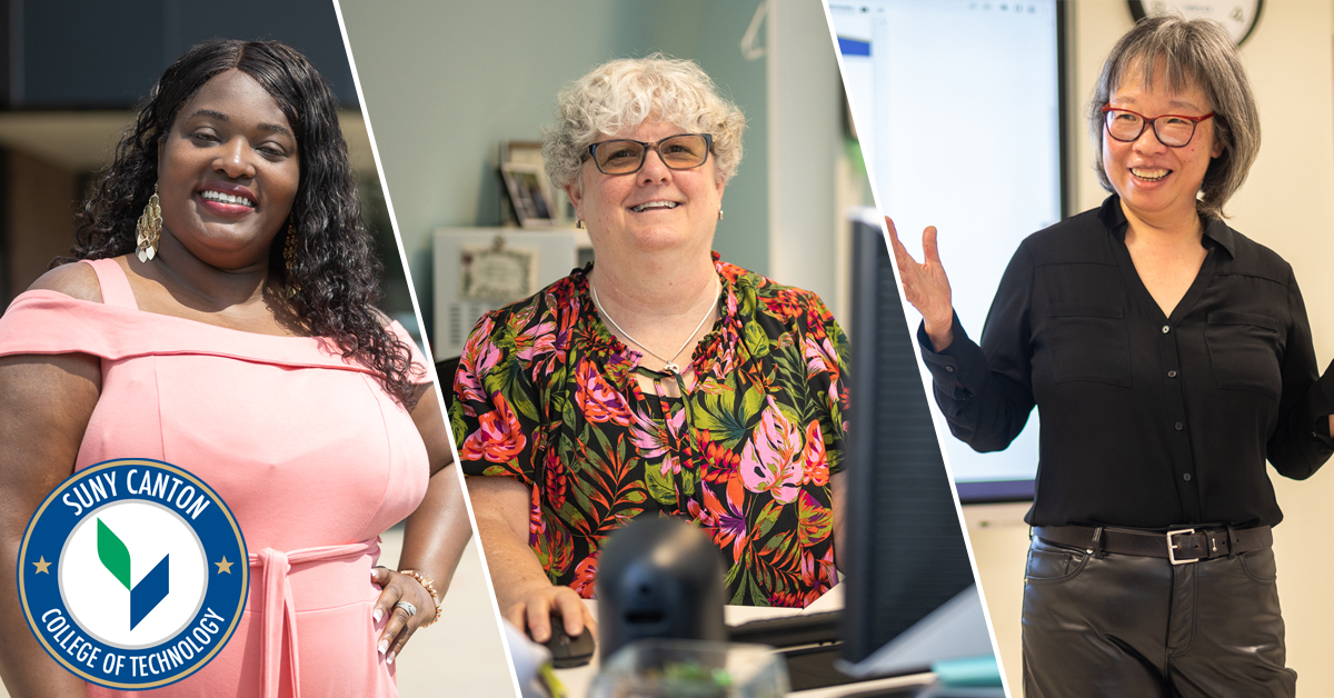 2023: Three SUNY Canton Employees Honored By SUNY - SUNY Canton