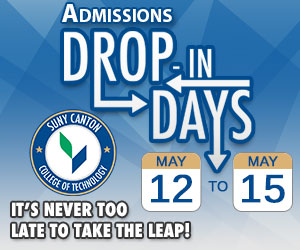 Admissions Drop-In Days: May 12-15