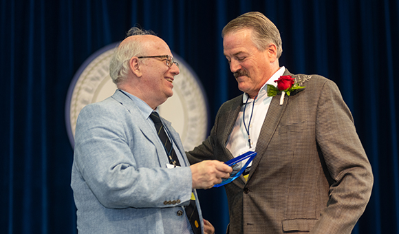 President Szafran and David Gerlach