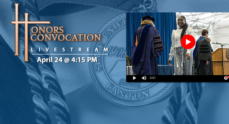 Honors Convocation Live Stream - April 24 @ 4:15 PM