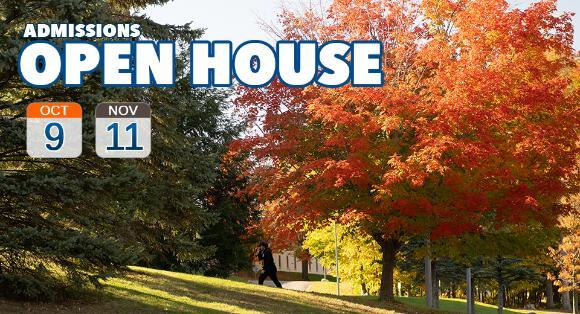 Open House - Oct 9 and Nov 11