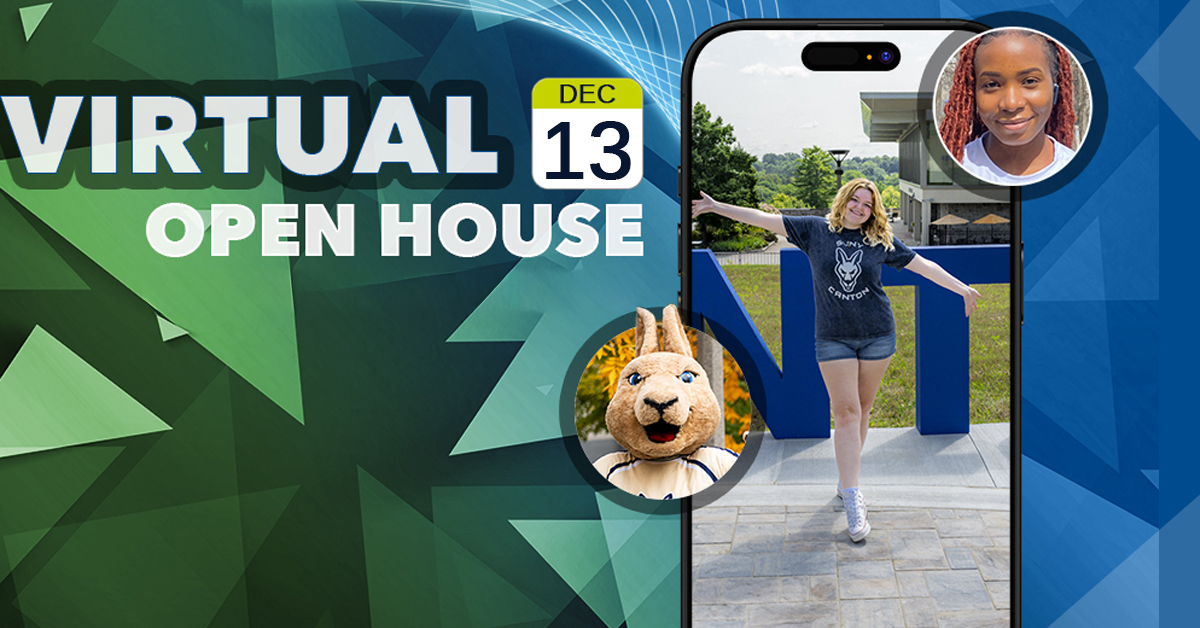 Virtual Open House - Dec. 13 - Talk to counselors and faculty.