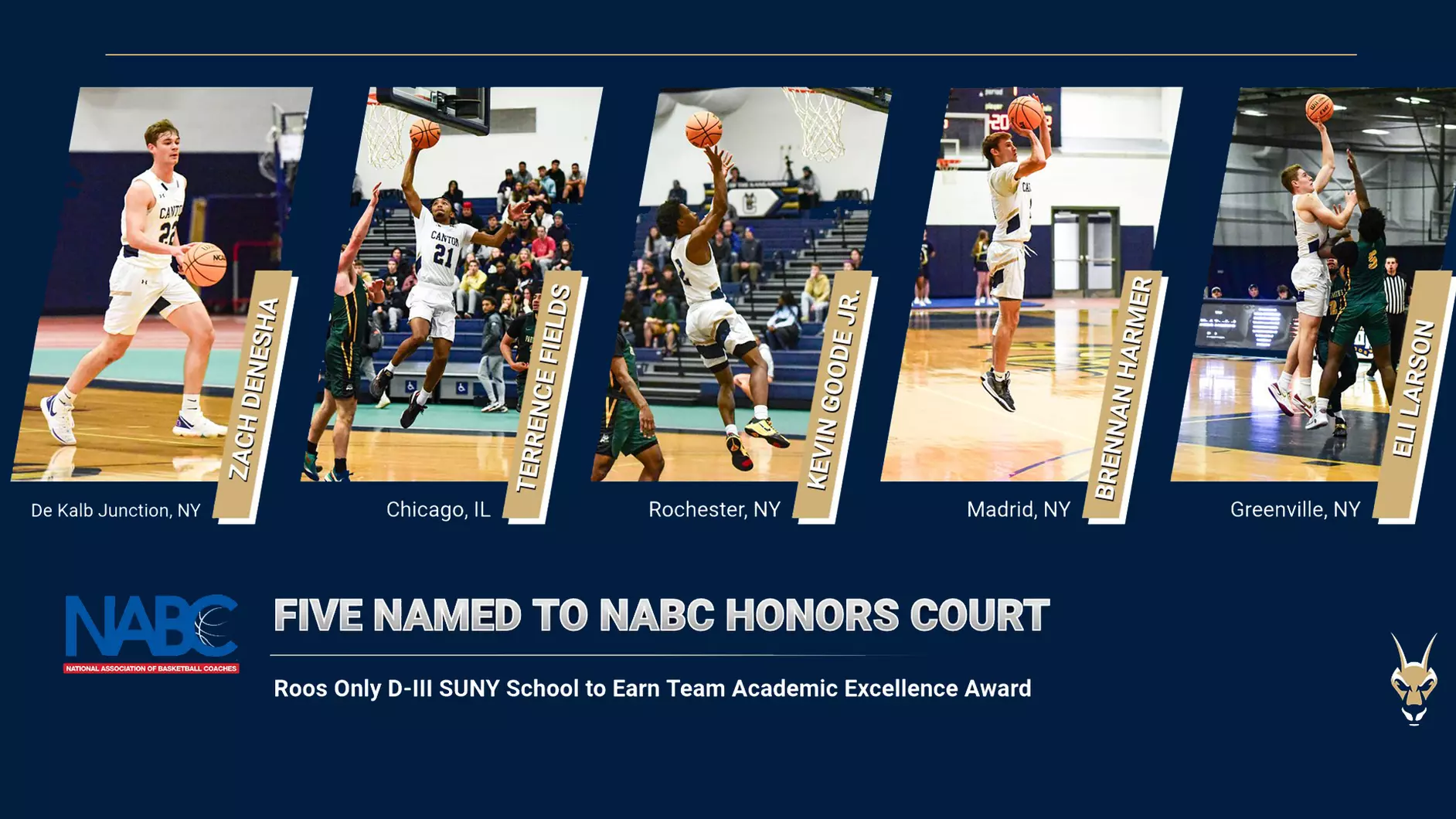 NABC Honors Court: Denesha, Fields, Goode, Jr., Harmer, Larson