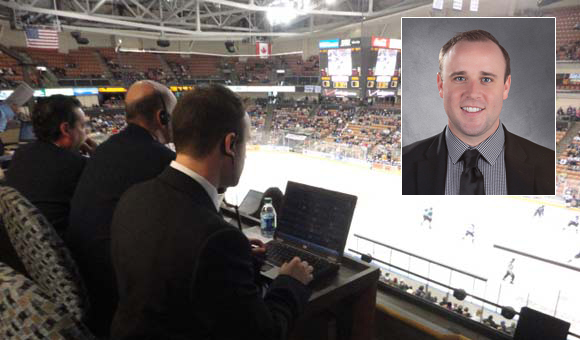 John Payne '13 internship with the AHL's Manchester (New Hampshire) Monarchs, farm team for the Los Angeles Kings Hired full-time after internship as Inside Sales Representative.