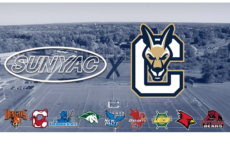 Roos join the SUNYAC - Conference team logos