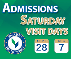 Saturday Visit Days - September 28 and December 7