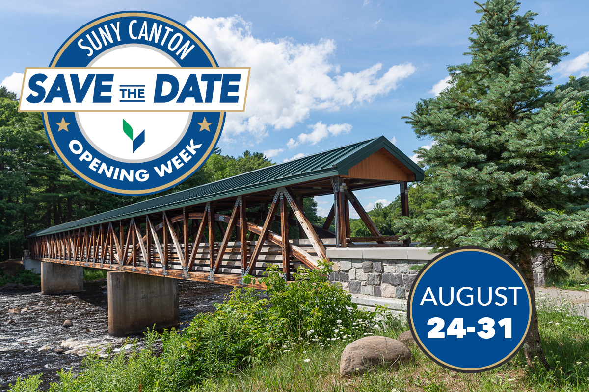 Save the Date - August 24-31 - photo of footbridge