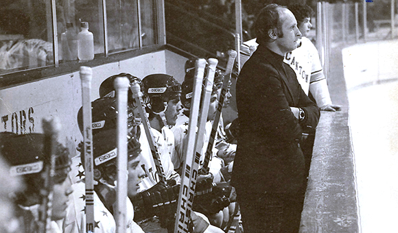 Terry Martin coaches the SUNY Canton Men's Hockey team.